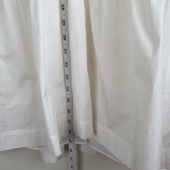 Sea Waverly Mini Dress Size 0 White Tier Flutter Sleeve Cotton Spring Summer - Picture 14 of 15
